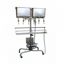 bottle filler SS+pump+level contr. 6 heads beer