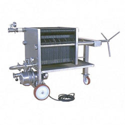 plate filter 4040 SS +pump 19 plates