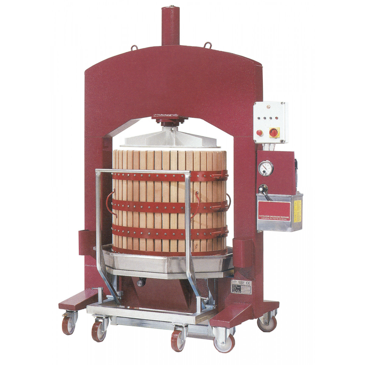 fruitpress 215 l electr.hydr. + trolley 0