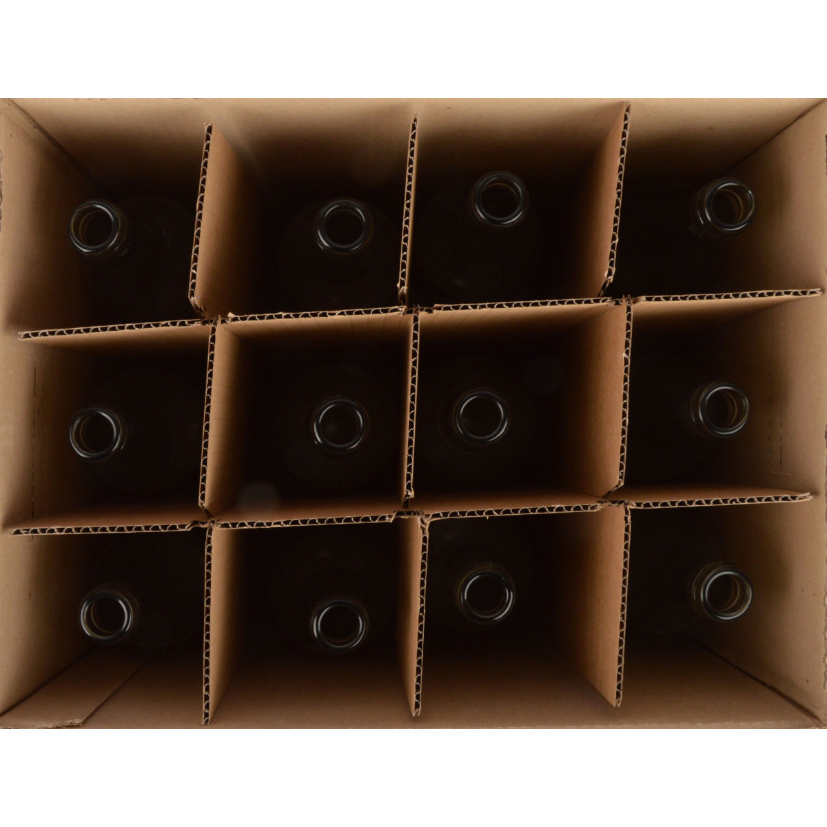 Wine bottle Bordeaux 75 cl, white, box 12 pcs 1