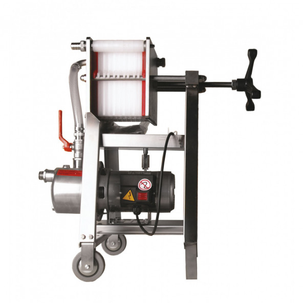 plate filter 2020 stainless steel + pump 10 plates