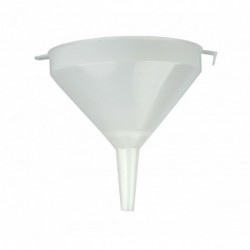 funnel plastic 15 cm diam. with sieve
