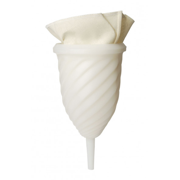 Plastic spiral funnel - 15 cm