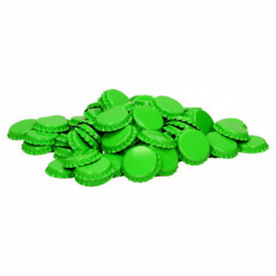 Crown corks 26 mm lime 100 pcs
