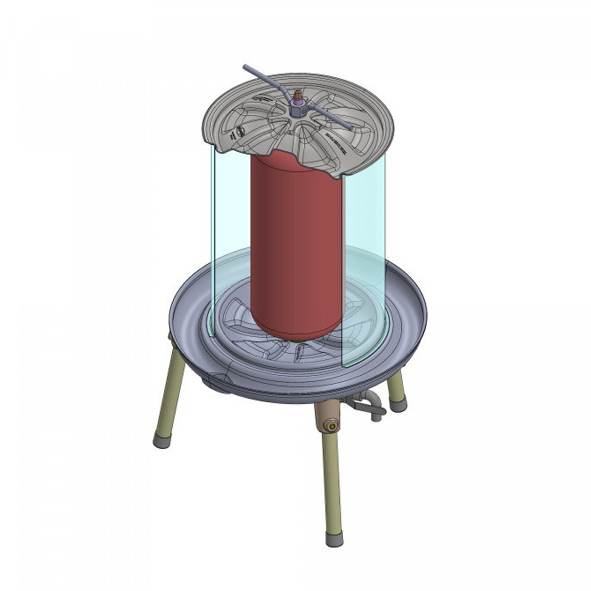 Speidel stainless steel hydraulic press 40 l + press bag 1