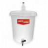 Brewferm brewing/fermentation bucket 30 l with volume graduation  1